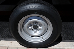SFM6S090 Steel Wheel Blue Dot Spare Tire c